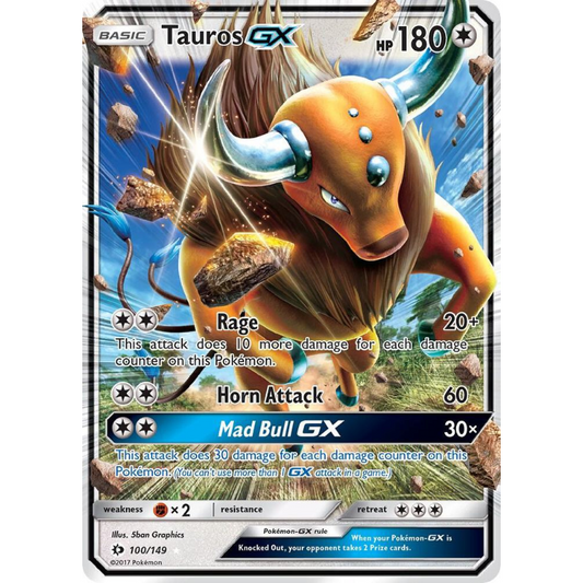 Tauros GX - SM Base Set #100/149