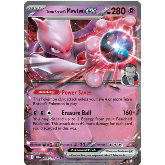 Team Rocket's Mewtwo ex - Destined Rivals #081/182
