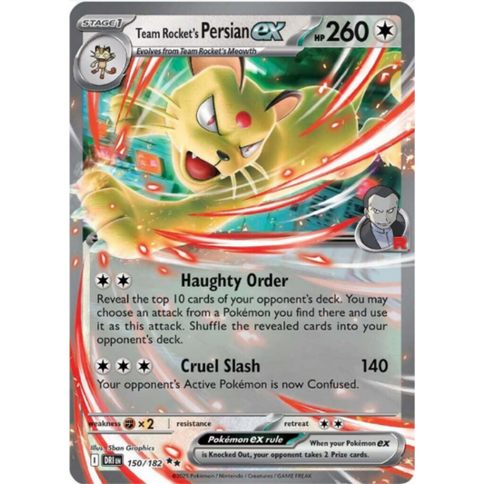 Team Rocket's Persian ex - Destined Rivals #150/182