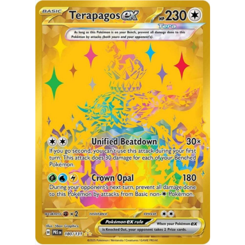 Terapagos ex - Prismatic Evolutions #180/131