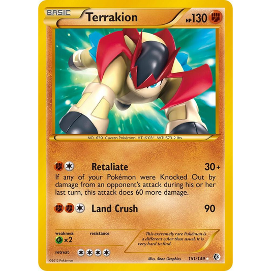 Terrakion - Boundaries Crossed #151/149