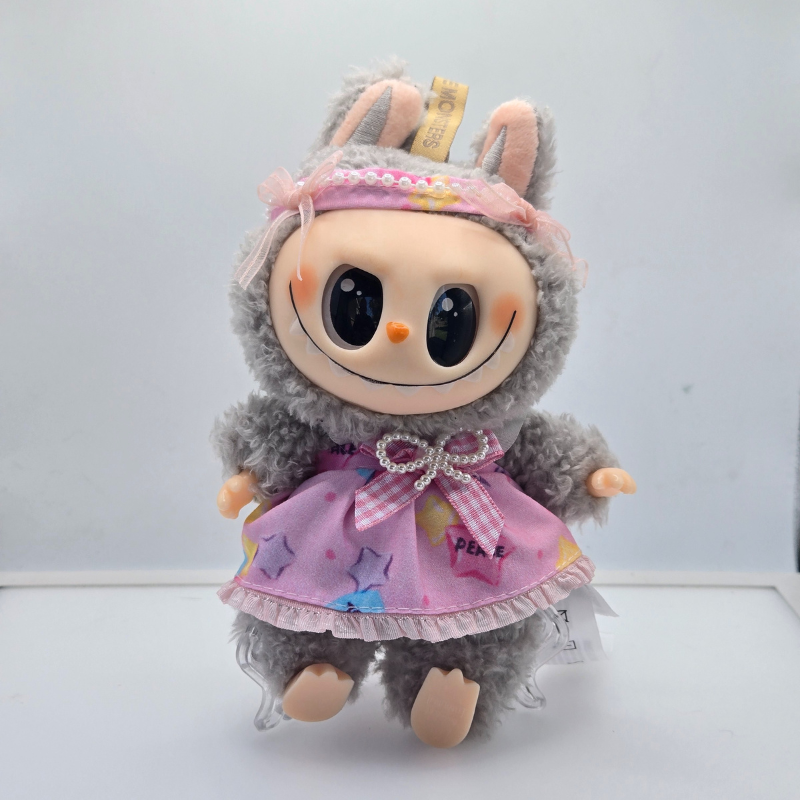 The Monsters (Labubu) - Pink Dress w/Stars Apparel