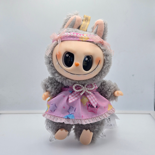 The Monsters (Labubu) - Pink Dress w/Stars Apparel