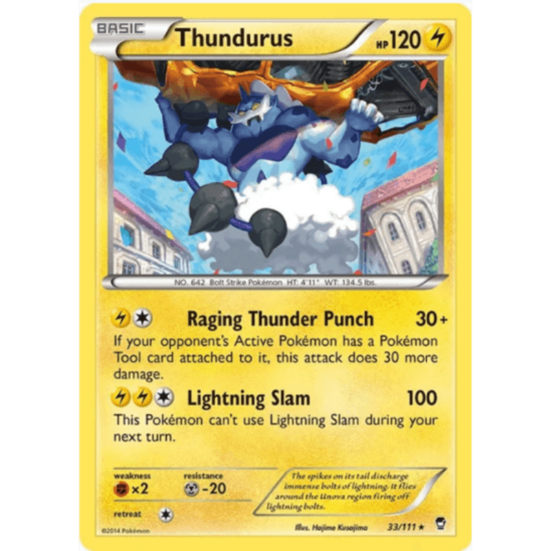 Thundurus - XY - Furious Fists #33/111