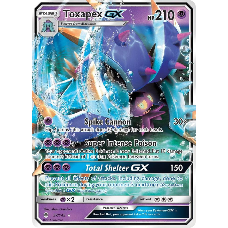 Toxapex GX - Guardians Rising #57/145