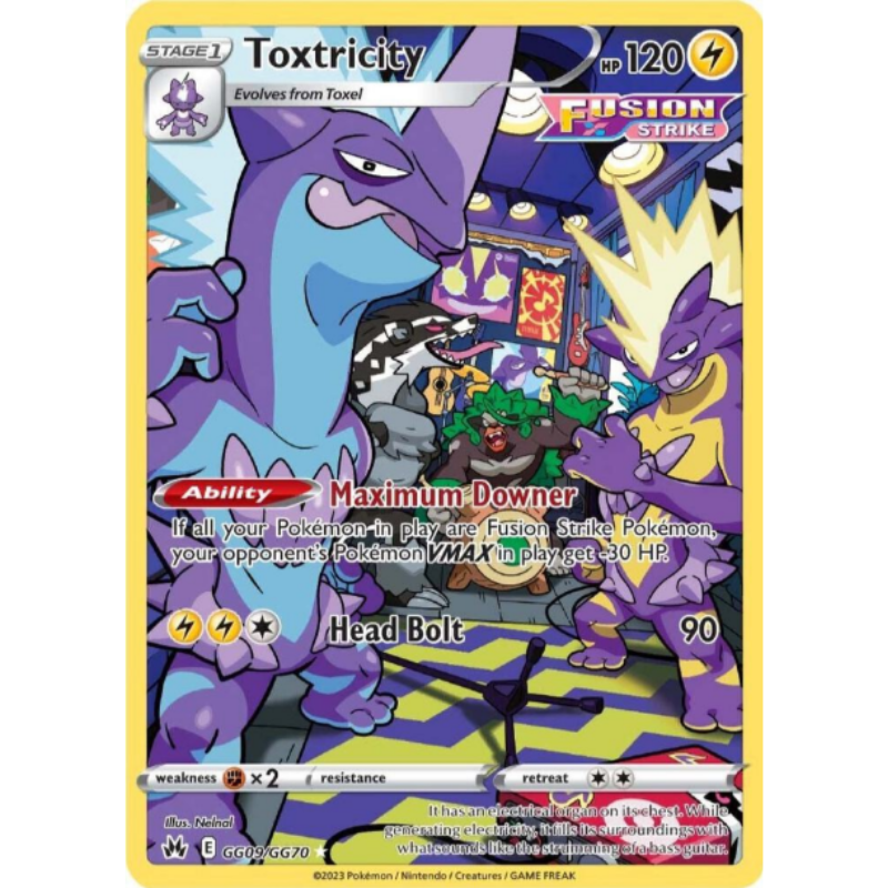 Toxtricity - Crown Zenith: Galarian Gallery #GG09/GG70