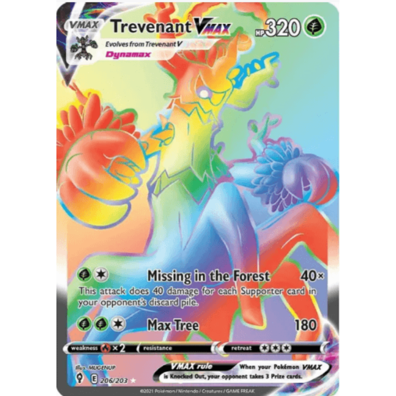 Trevenant VMAX (Secret) - Evolving Skies #206/203