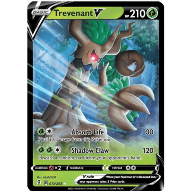 pokemon trevenant card VMAX Price & Details Evolving Skies Pokmon Hit Points120 HP Stage Pokemon - Trevenant-EX (19/160) -