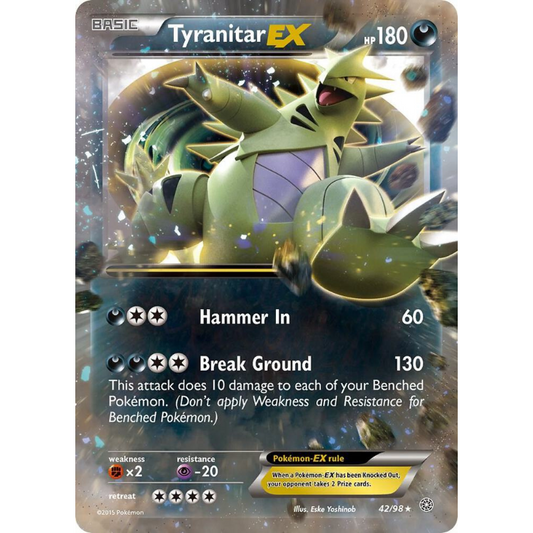 Tyranitar EX - Ancient Origins #42/98