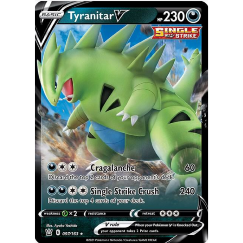 Tyranitar V - Battle Styles #097/163