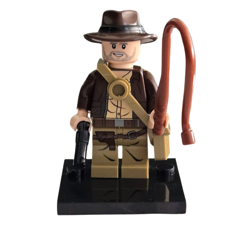 Custom Lego Compatible Indiana Jones Minifig