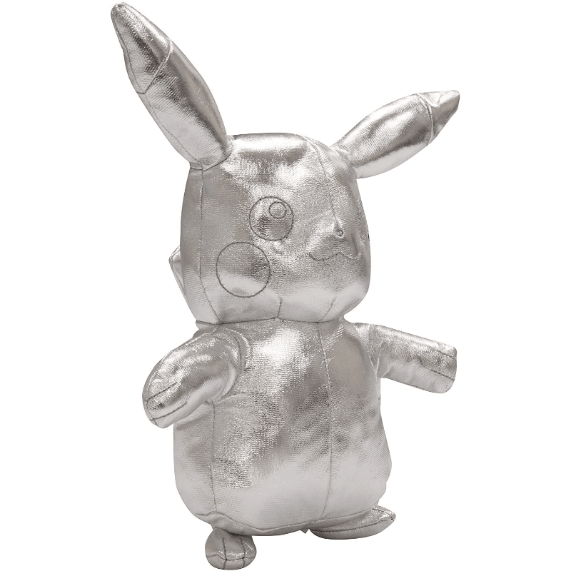 Pokémon Pikachu 25th Anniversary Silver Plush