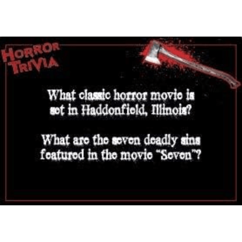 Horror Trivia