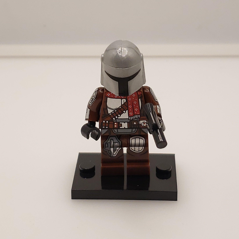 Custom Lego Compatible Holiday Mandalorian Minifig