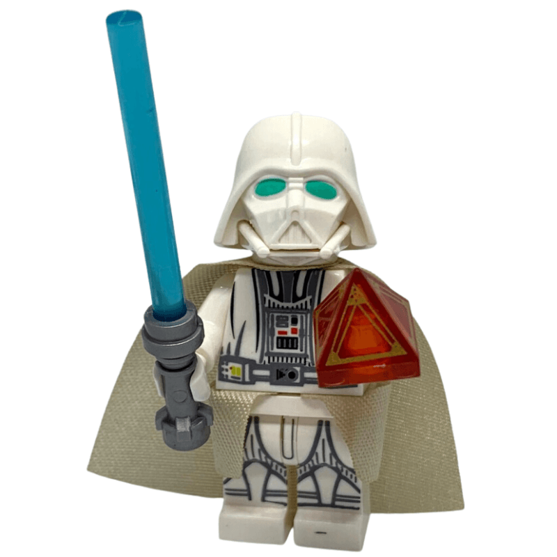 Custom Lego Compatible White Darth Vader Minifig