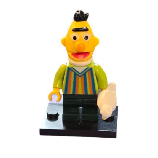 Custom Lego Compatible Sesame Street Bert Minifig