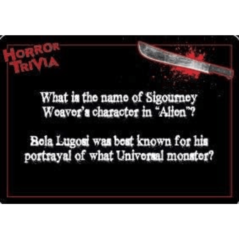 Horror Trivia