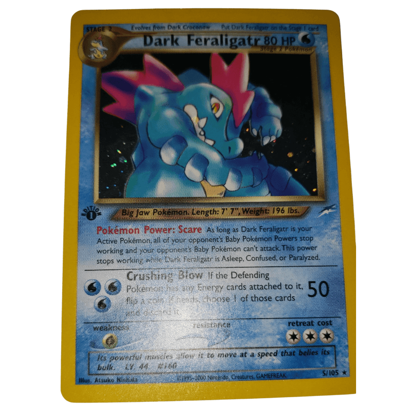 1st edition Dark Feraligatr - Neo Destiny #005/105 (Lightly Played)