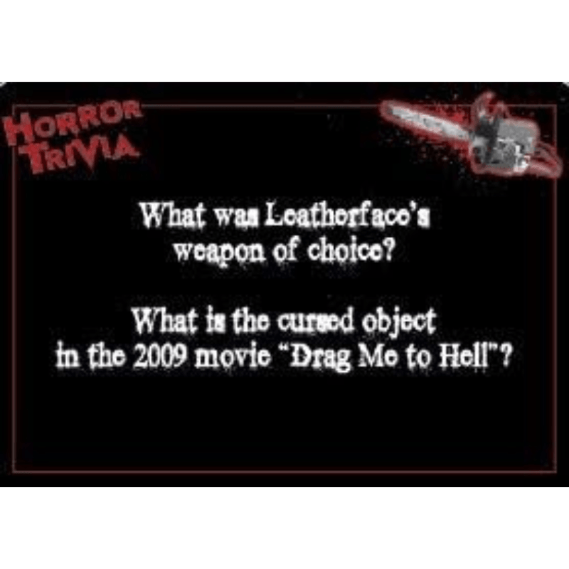 Horror Trivia