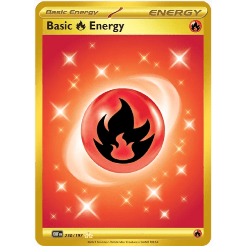 Basic Fire Energy - Obsidian Flames #230/197