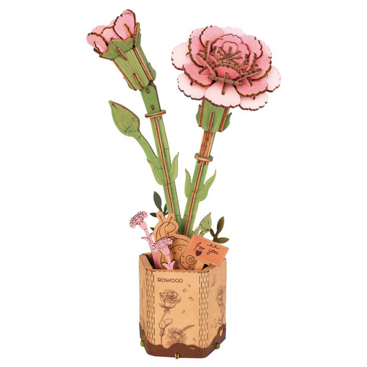 Pink Carnation - Rolife DIY Miniature