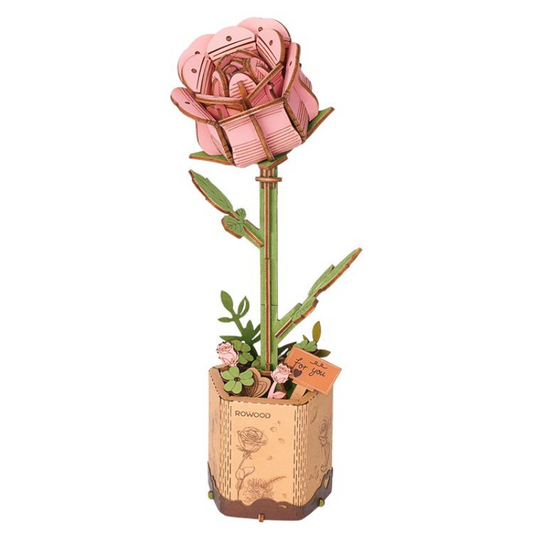 Pink Rose - Rolife DIY Miniature