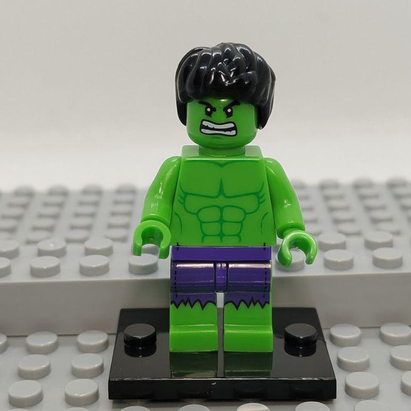 Custom Lego Compatible Hulk Minifig