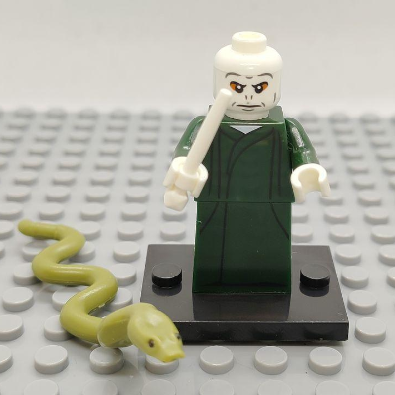 Custom Lego Compatible Voldemort Minifig