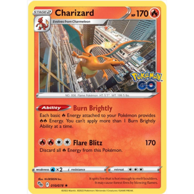 Charizard - Pokémon GO #010/078