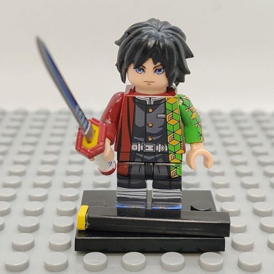 Custom Lego Compatible Demon Slayer Giyu Tomioka Minifig