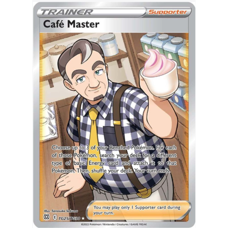 Cafe Master - Brilliant Stars Trainer Gallery #TG25/TG30