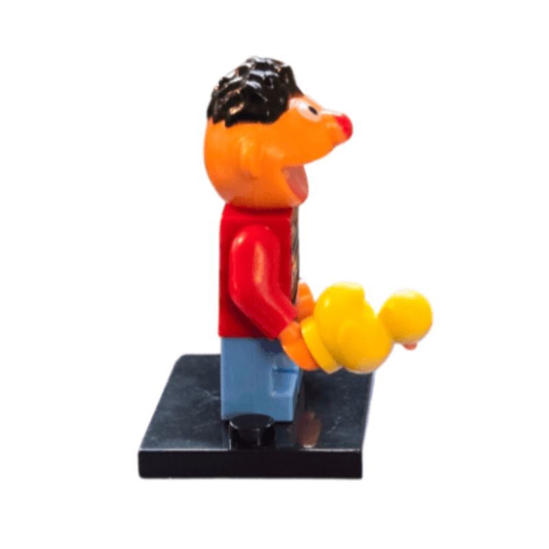 Custom Lego Compatible Sesame Street Ernie Minifig