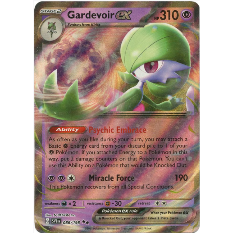 Gardevoir ex - Scarlet & Violet Base Set #086/198