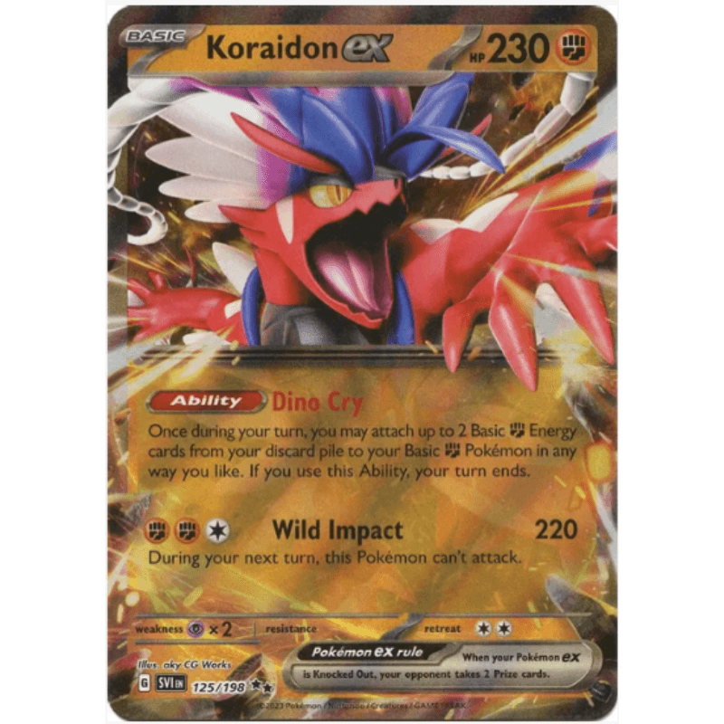 Koraidon ex - Scarlet & Violet Base Set #125/198