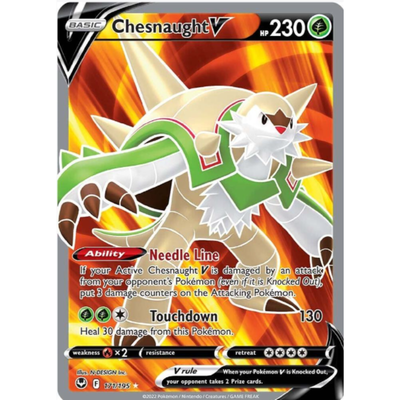 Chesnaught V (Full Art) - Silver Tempest #171/195