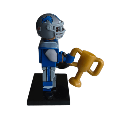 Custom Lego Compatible Football Detroit Lions Minifig