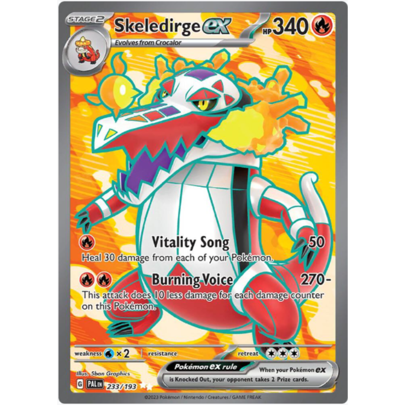 Skeledirge ex - Paldea Evolved #233/193