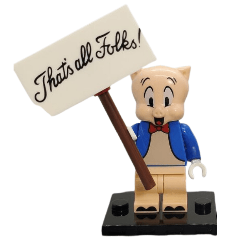 Lego Compatible Porky Pig Custom Minifig