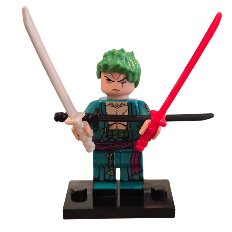 Lego Compatible One Piece Roronoa Zoro Custom Minifig