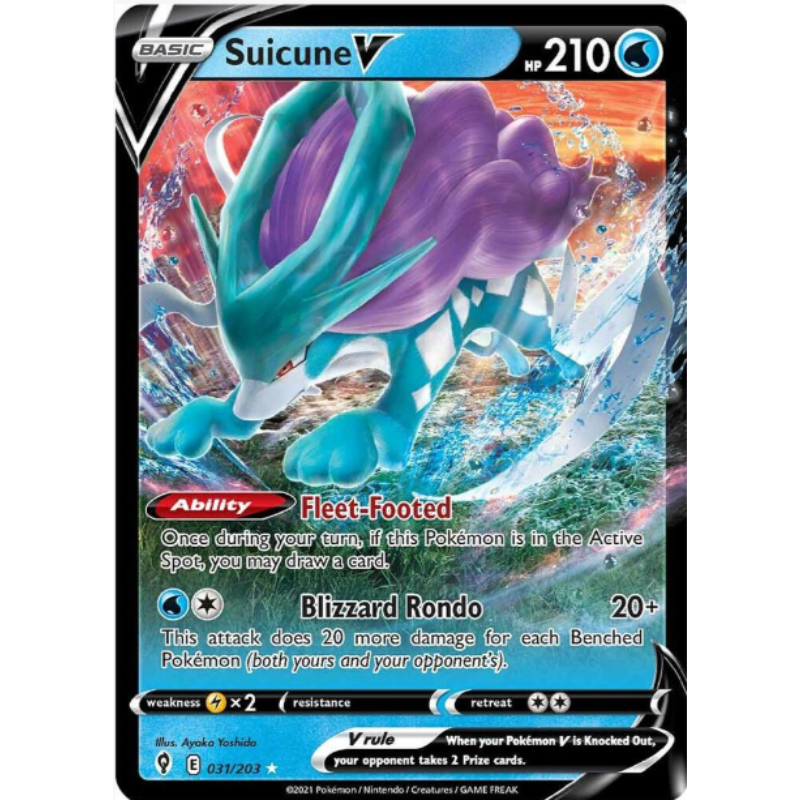 Suicune V - Evolving Skies #031/203