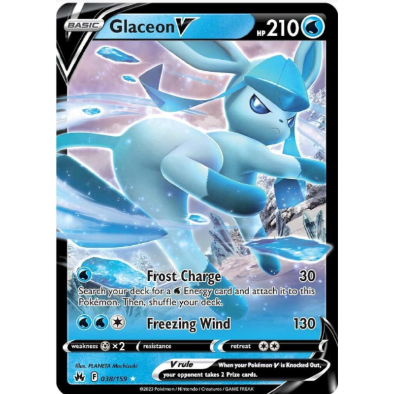 Glaceon V - Crown Zenith #038/159