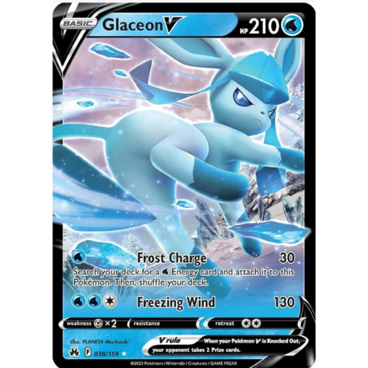 Glaceon V - Crown Zenith #038/159