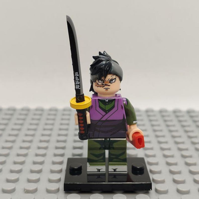 Custom Lego Compatible Demon Slayer Genya Shinazugawa Minifig