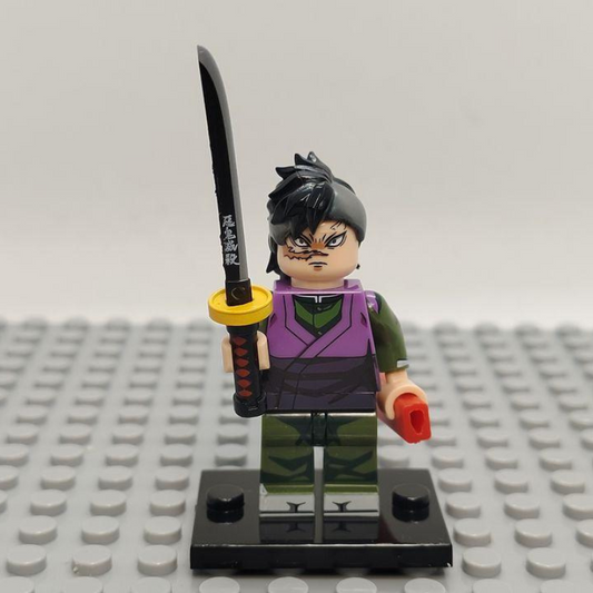 Custom Lego Compatible Demon Slayer Genya Shinazugawa Minifig