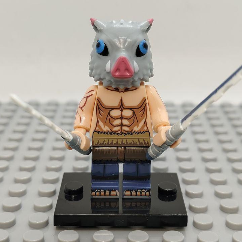 Custom Lego Compatible Demon Slayer Inosuke Hashibira Minifig