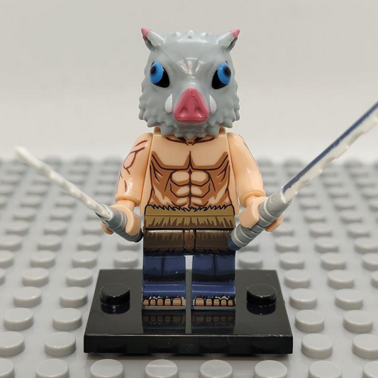 Custom Lego Compatible Demon Slayer Inosuke Hashibira Minifig