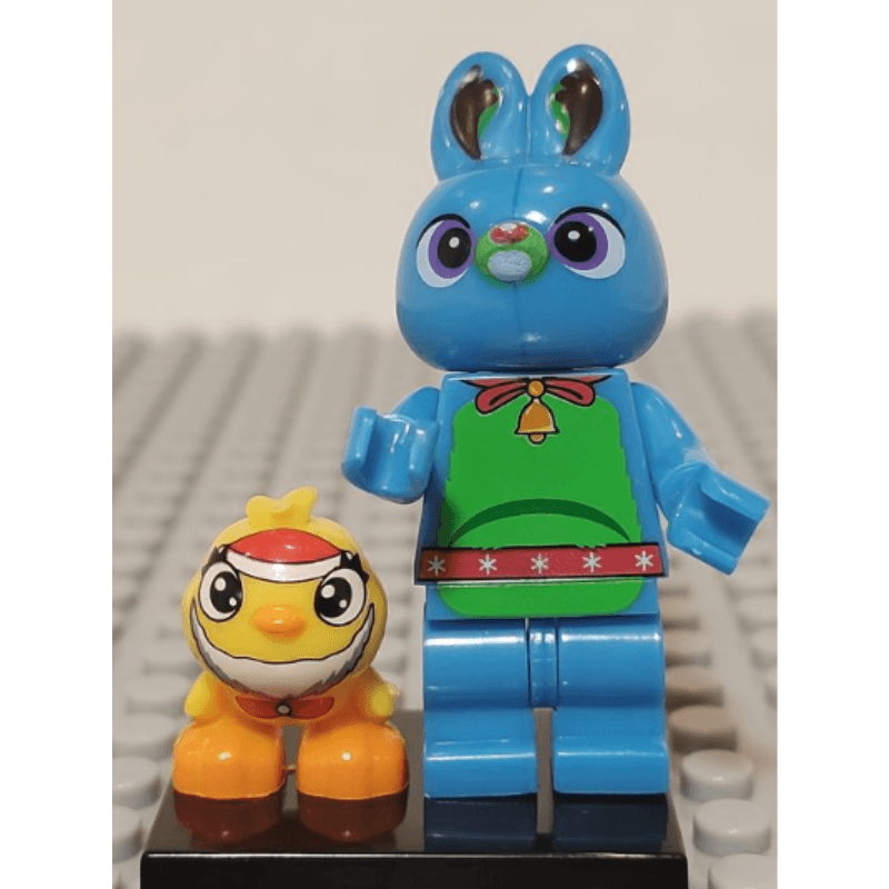 Custom Lego Compatible Holiday Toy Story Ducky & Bunny Minifig