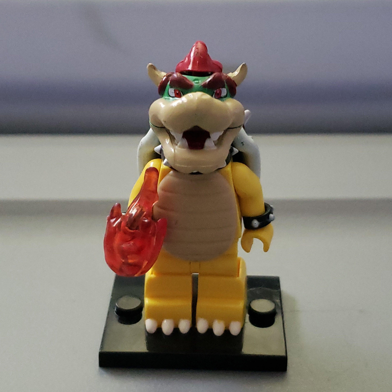 Custom Lego Compatible Bowser Minifig