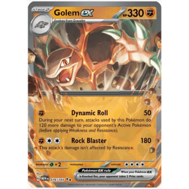 Golem ex - Scarlet and Violet 151 #076/165