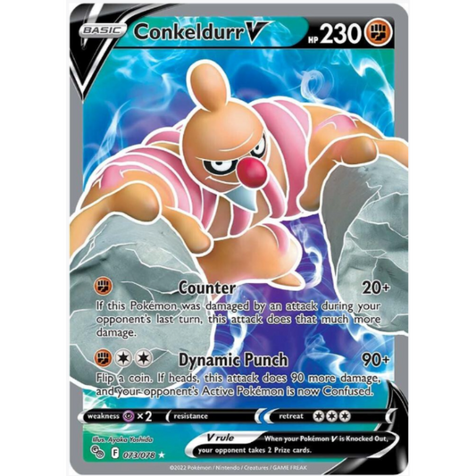 Conkeldurr V (Full Art) - Pokemon GO #073/078